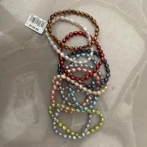 Cultured Fresh Water Pearl bracelet set